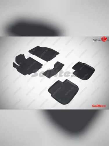 Износостойкие коврики в салон с высоким бортом SeiNtex Premium 4 шт. (резина) Suzuki SX4  GYA,GYB (2010-2016)  рестайлинг, хэтчбэк