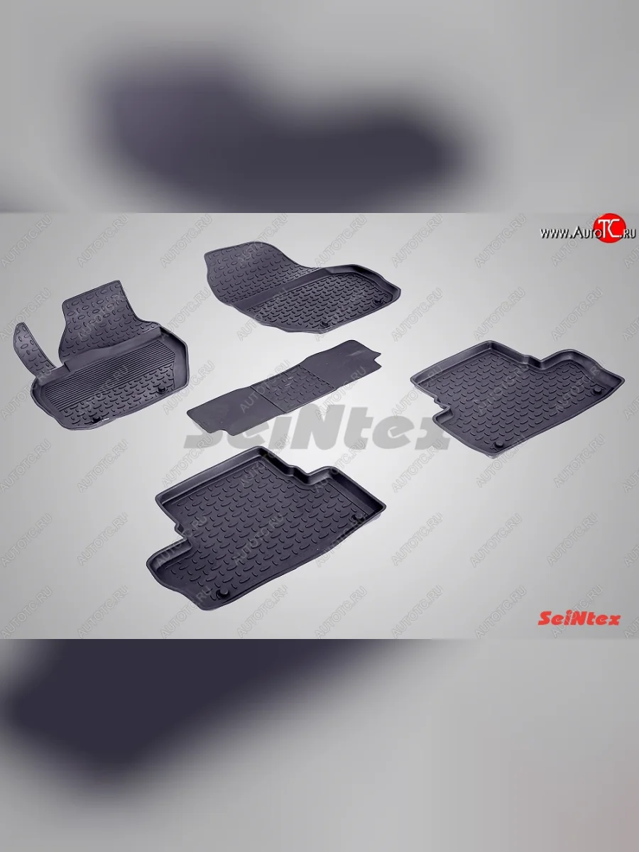 Износостойкие коврики в салон с высоким бортом SeiNtex Premium 4 шт. (резина) Volvo XC60  дорестайлинг (2008-2013)  в Керчи Республика Крым
