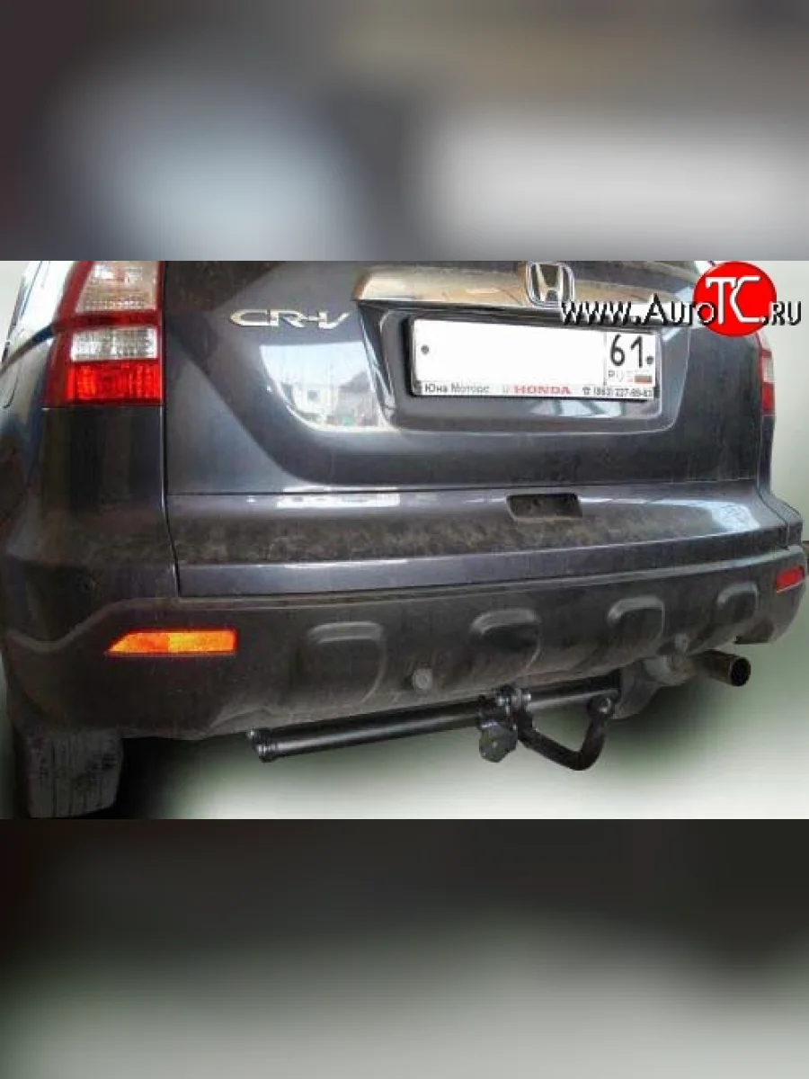 Фаркоп Лидер Плюс Honda CR-V RE1,RE2,RE3,RE4,RE5,RE7 дорестайлинг (2007-2010) (Без электропакета)  в Самаре Самарской области