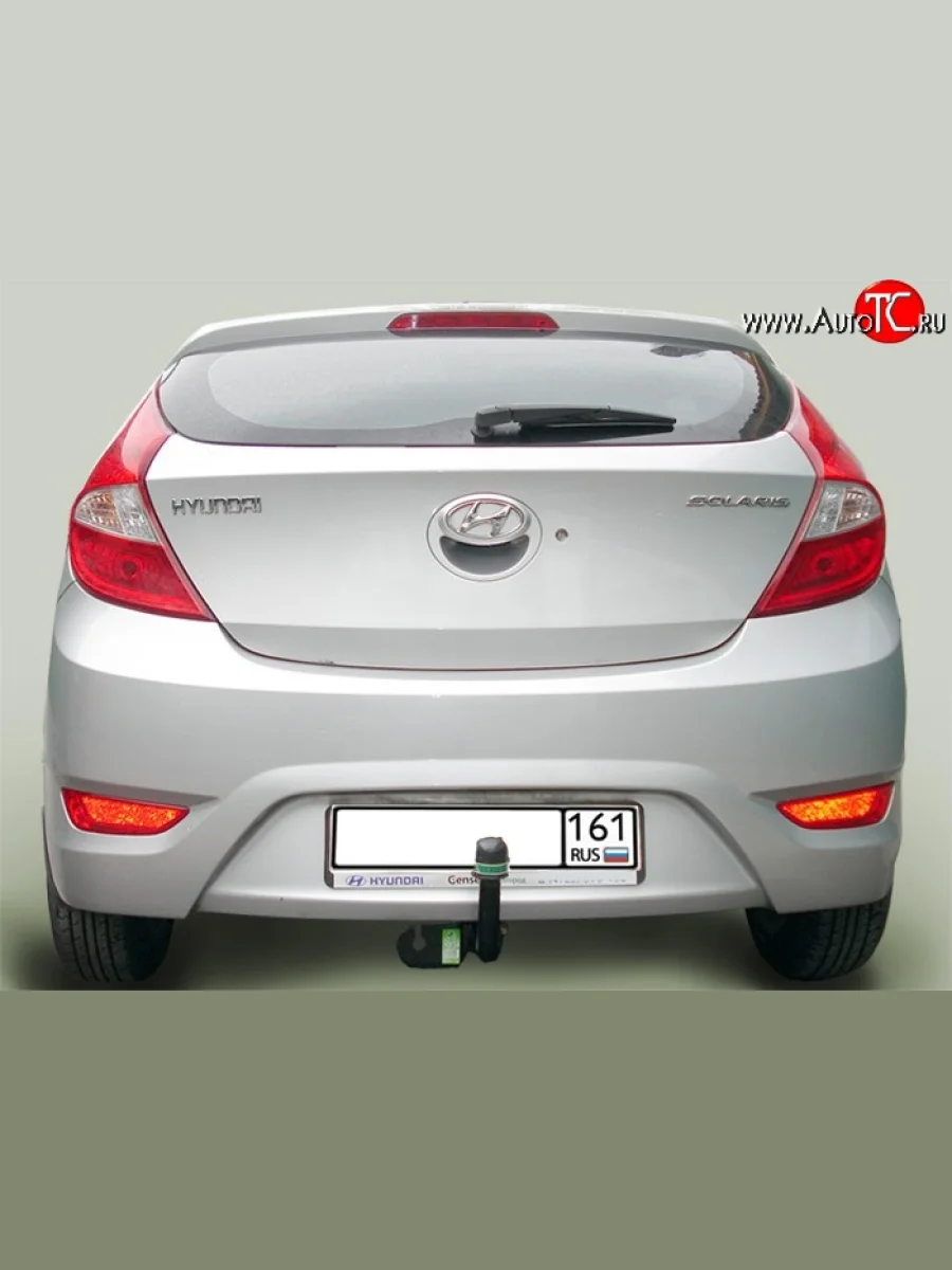 Фаркоп Лидер Плюс Hyundai Solaris RBr седан дорестайлинг (2010-2014) (Без электропакета)  с доставкой в г. Самара