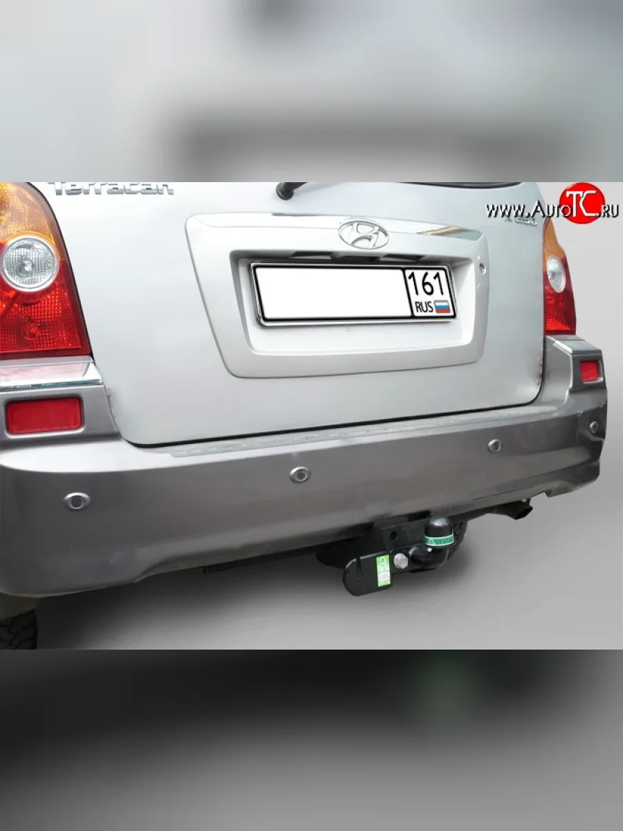 Фаркоп Лидер Плюс (до 2000 кг) Hyundai Terracan HP дорестайлинг (2001-2004) (Без электропакета)  в Самаре Самарской области