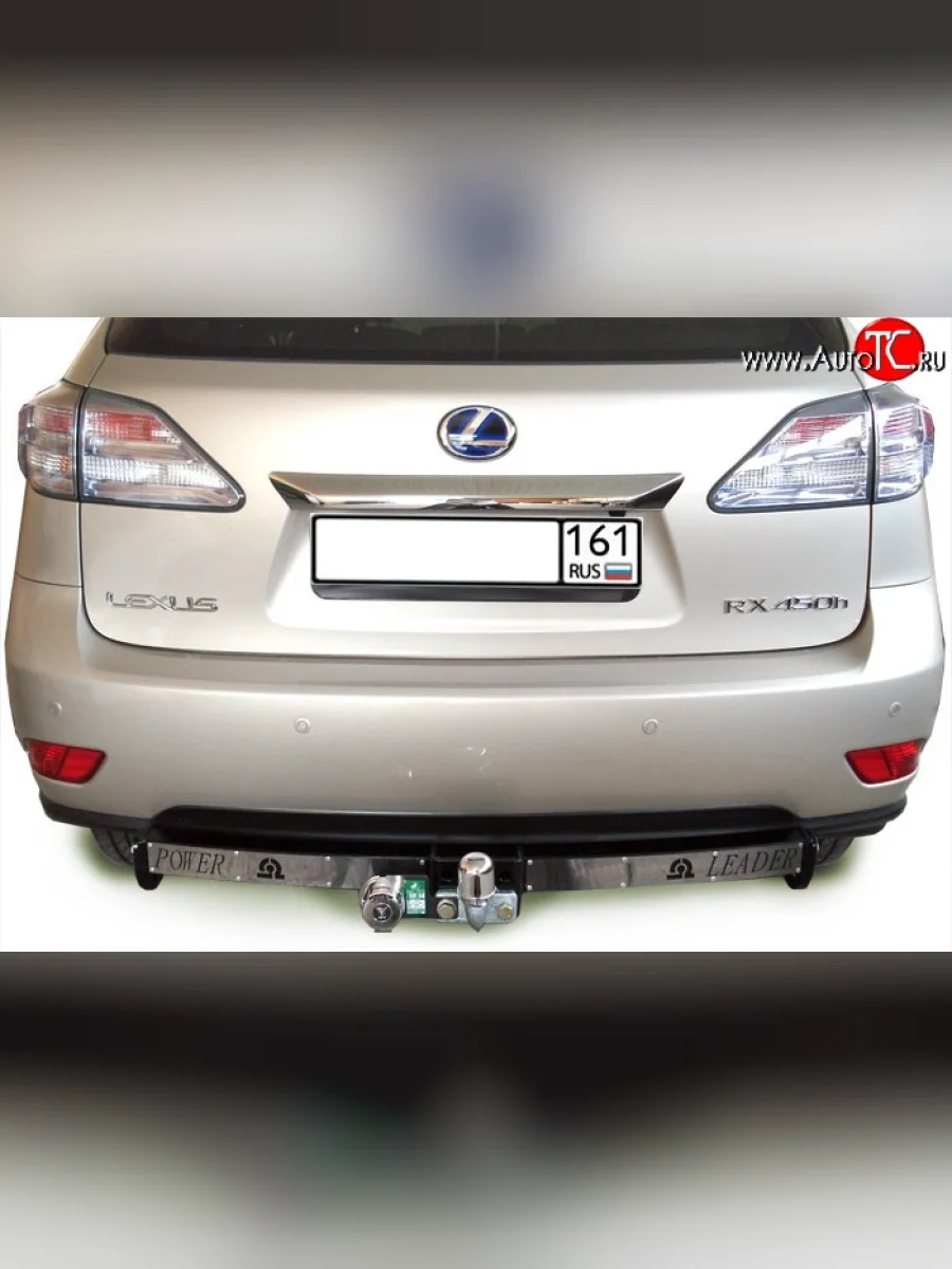 Фаркоп Лидер Плюс (c нерж. пластиной) Lexus RX350 AL10 дорестайлинг (2008-2012) (Без электропакета)  в Керчи Республика Крым