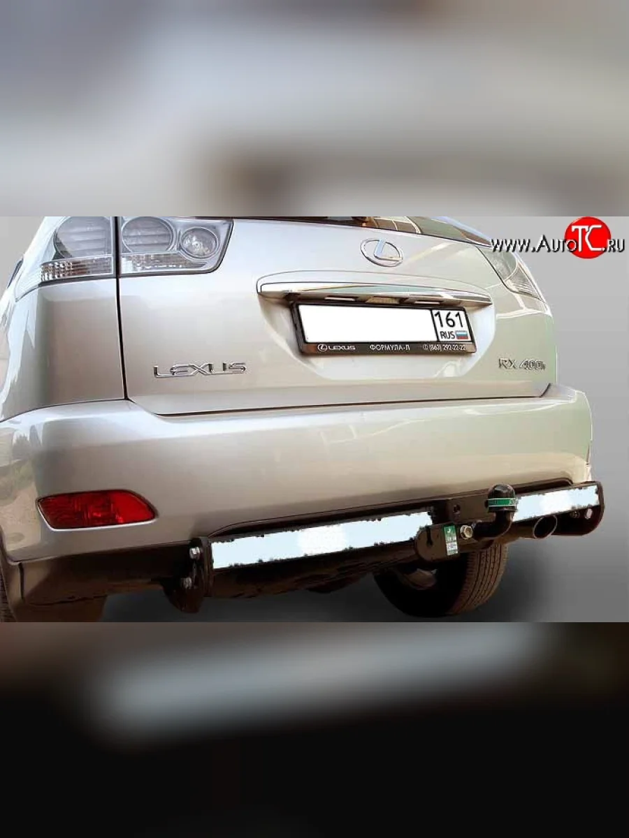 Фаркоп Лидер Плюс (c нерж. пластиной) Lexus RX300 XU30 дорестайлинг (2003-2006) (Без электропакета)  в Перми Пермском крае