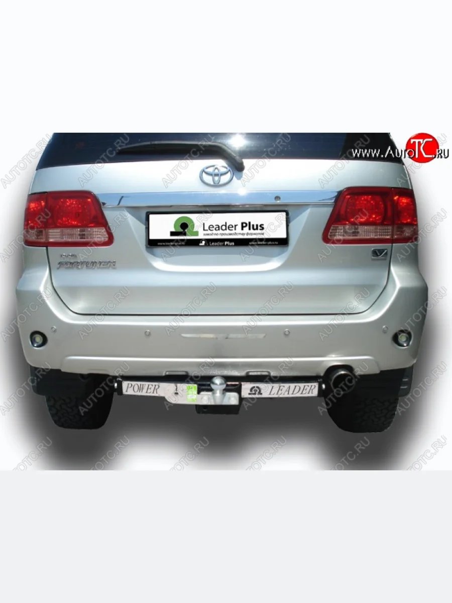 Фаркоп Лидер Плюс (с нержавеющей пластиной). Toyota Fortuner AN50/AN60 дорестайлинг (2004-2008) (Без электропакета)  в Перми Пермском крае