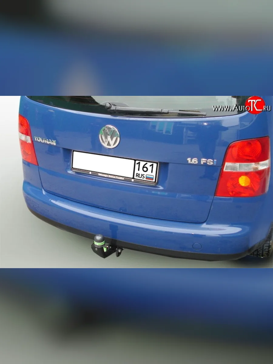 Фаркоп Лидер Плюс Volkswagen Touran 1T дорестайлинг минивэн (2003-2006) (Без электропакета)  в Самаре Самарской области