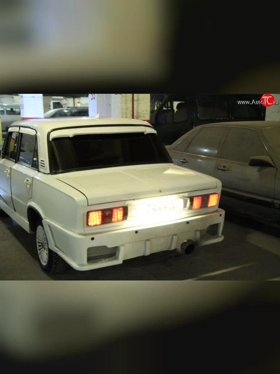 Задний бампер V4  Лада ВАЗ  2106, 2107 (Неокрашенный)  с доставкой в г. Керчь