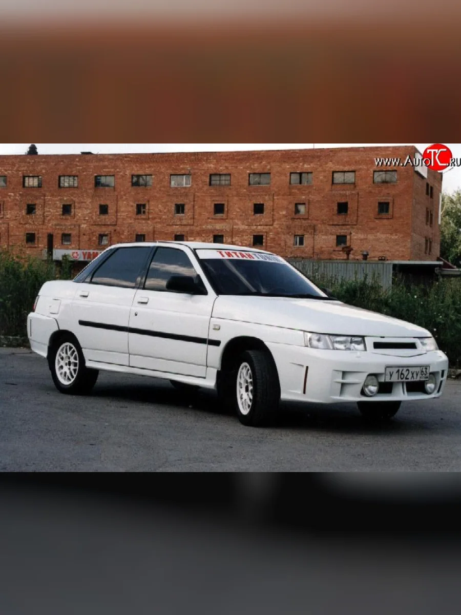 Передний бампер Titan - Sport Лада ВАЗ 2110 седан (1995-2007) (Неокрашенный)  в Керчи Республика Крым
