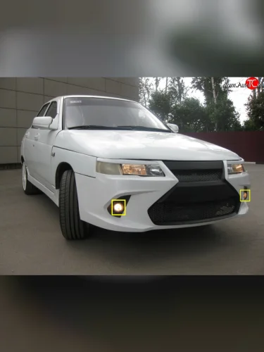 Противотуманные фары в бампер Бруклин Лада ВАЗ 2110 - 2112