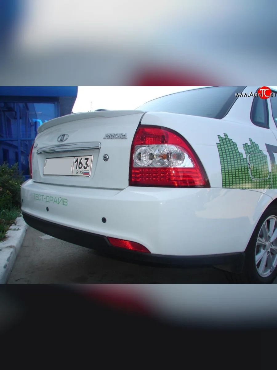 Лип спойлер K2  Лада ВАЗ Приора (2007-2014) 2170 (Неокрашенный)  В Кинешме Ивановской области