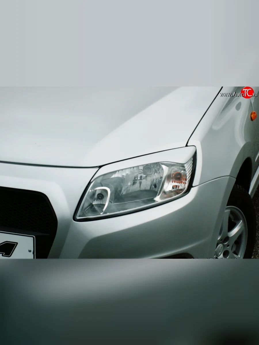 Реснички на фары Nika Лада ВАЗ Гранта 2190 седан  дорестайлинг (2011-2017) (Неокрашенные)  в Воронеже Воронежской области