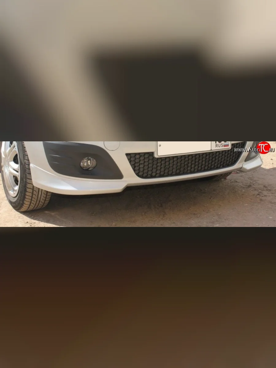 Накладки на передний бампер K2 Лада ВАЗ Ларгус дорестайлинг R90 (2012-2021) (Неокрашенная)  в Керчи Республика Крым