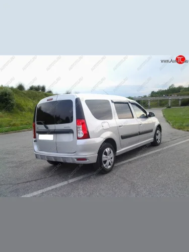 Накладка на задний бампер V4 Лада ВАЗ Ларгус (2012-2021) дорестайлинг R90