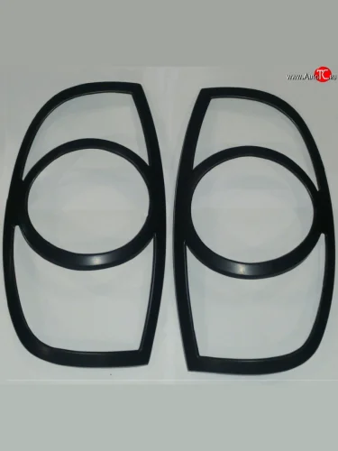 Накладки на фонари (с 2009 г) Кураж V4 Chevrolet Niva  2123 (2009-2020), Лада ВАЗ 2123 (Нива Шевроле) (2009-2021)