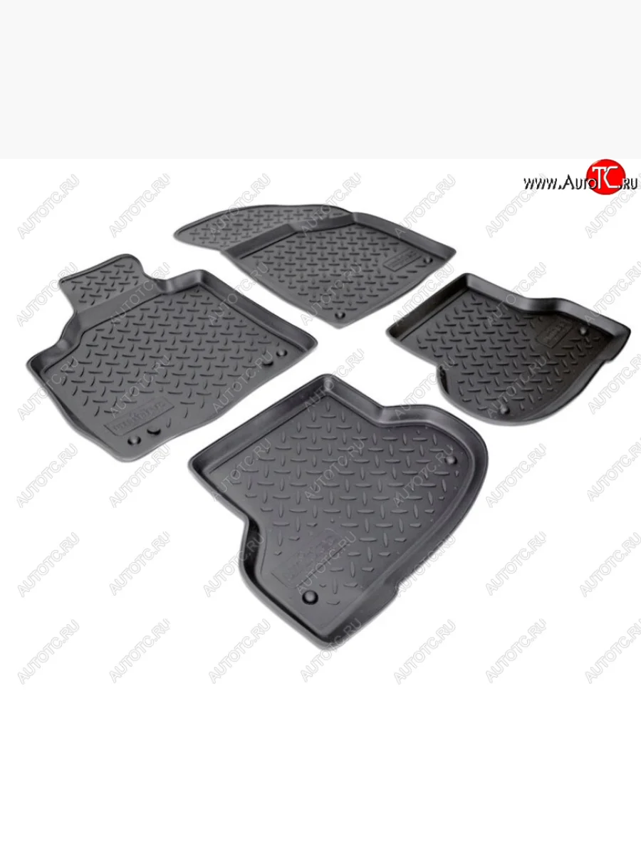 Комплект ковриков в салон Norplast Unidec  Audi A3 (2008-2013) 8P1 хэтчбэк 3 дв. (Цвет: черный)  с доставкой в г. Керчь