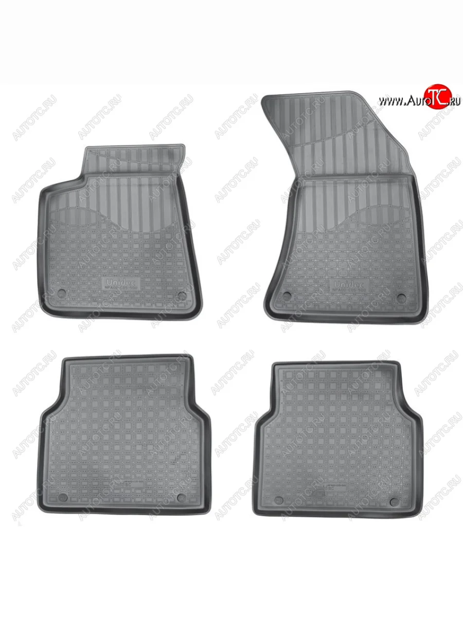 Комплект ковриков в салон Norplast Audi A8 D4 дорестайлинг, седан (2009-2013) (Цвет: черный)  с доставкой в г. Керчь