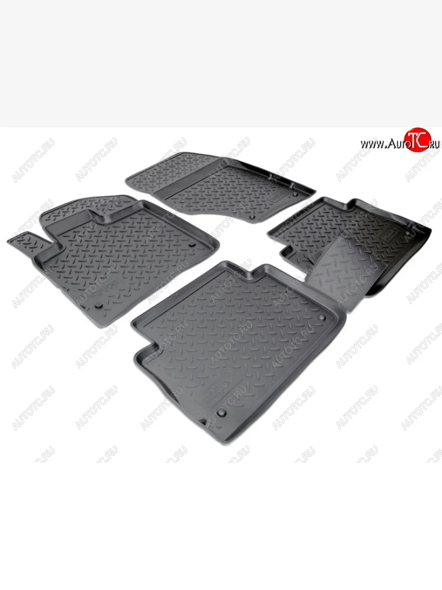 Комплект ковриков в салон Norplast Unidec Audi Q7 4L дорестайлинг (2005-2009) (Цвет: черный)  с доставкой в г. Керчь