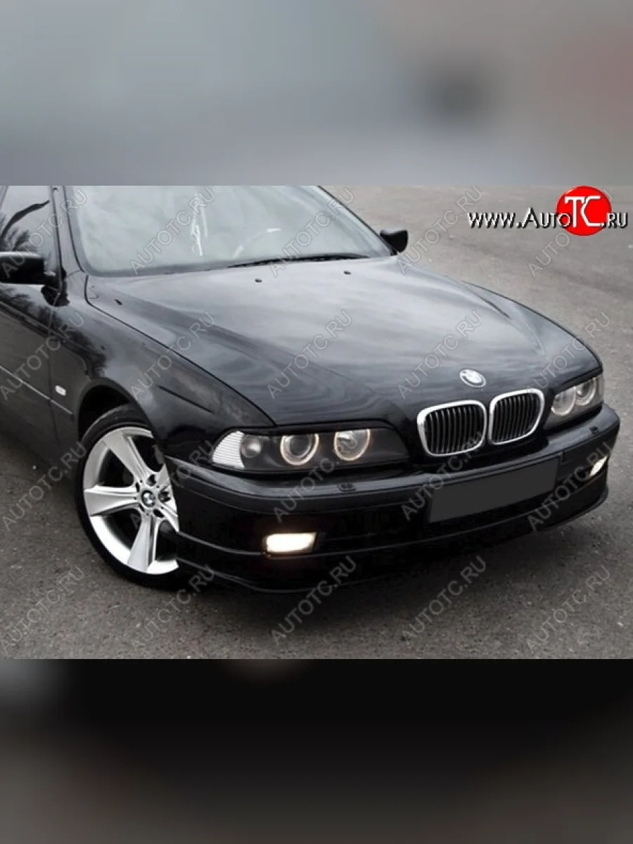 Реснички на фары Drive (нижние) BMW 5 серия E39 седан рестайлинг (2000-2003) (Неокрашенные)  в Самаре Самарской области