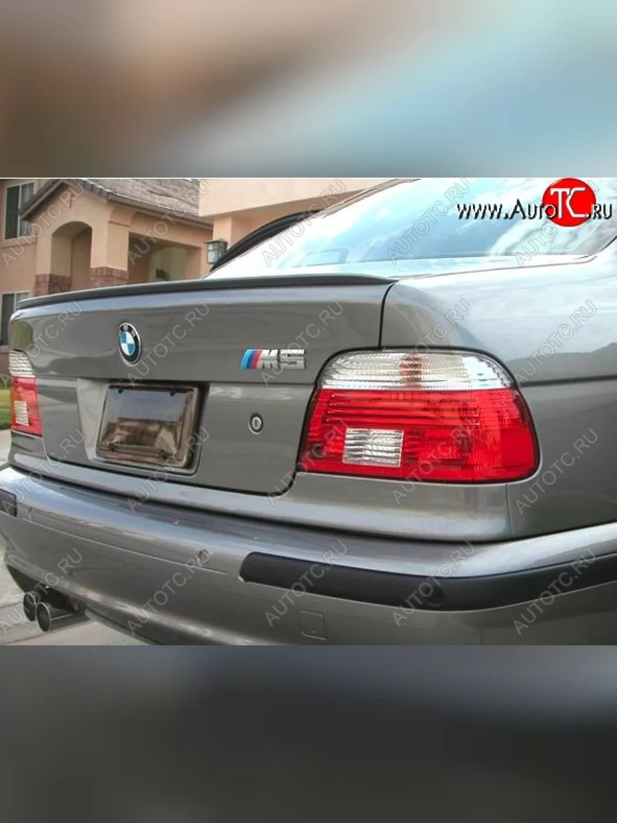 Лип спойлер CT BMW 5 серия E39 седан дорестайлинг (1995-2000) (Неокрашенный)  в Самаре Самарской области