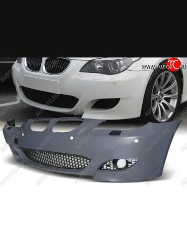 Передний бампер M5 Style BMW 5 серия E60 седан дорестайлинг (2003-2007)