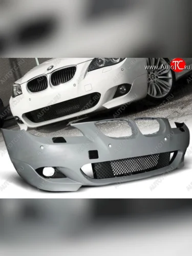 Передний бампер (рестайлинг) M-pakiet BMW 5 серия E60 седан дорестайлинг (2003-2007)