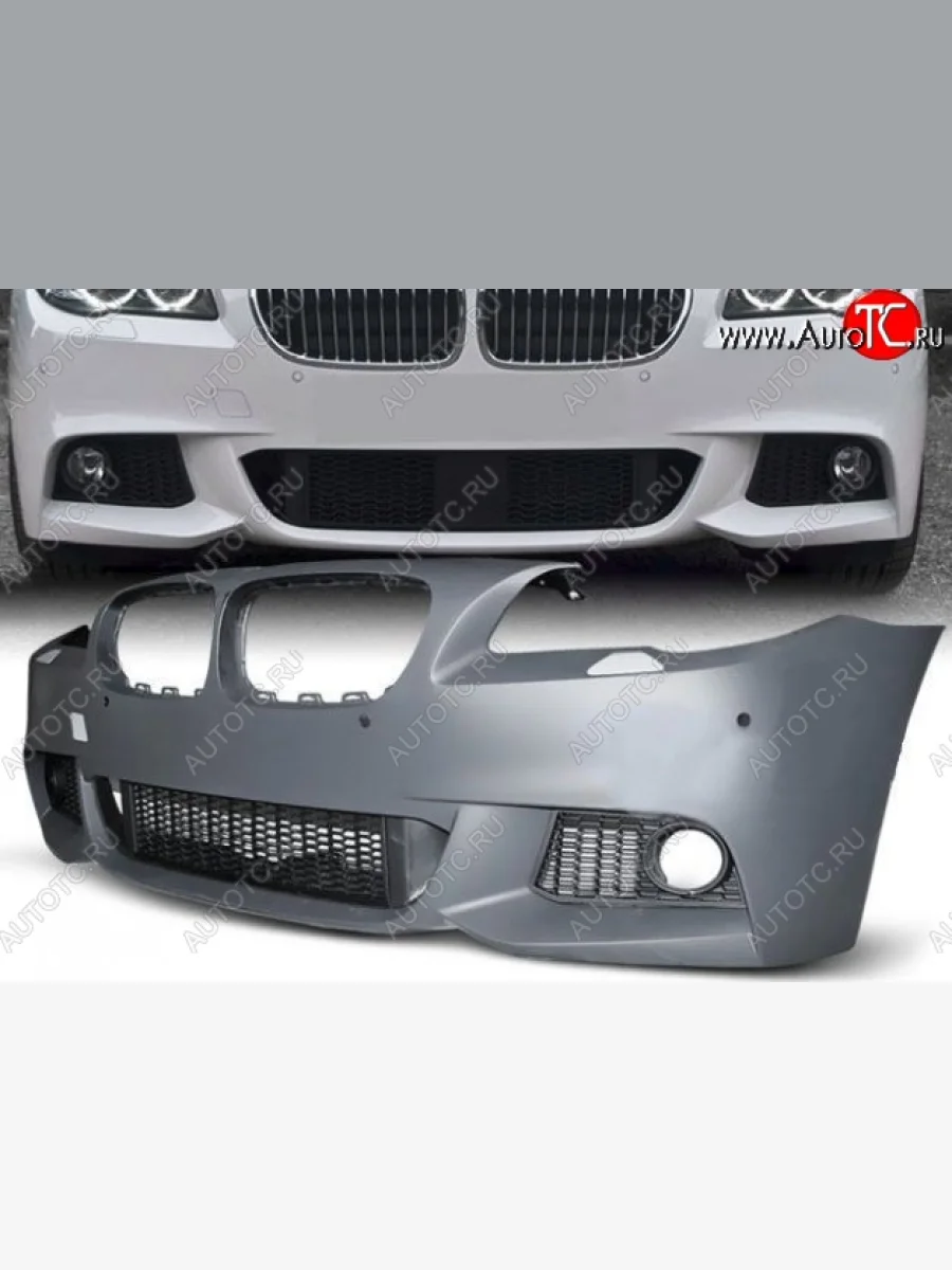 Передний бампер M-pakiet BMW 5 серия F11 рестайлинг, универсал (2013-2017) (Неокрашенный)  в Керчи Республика Крым