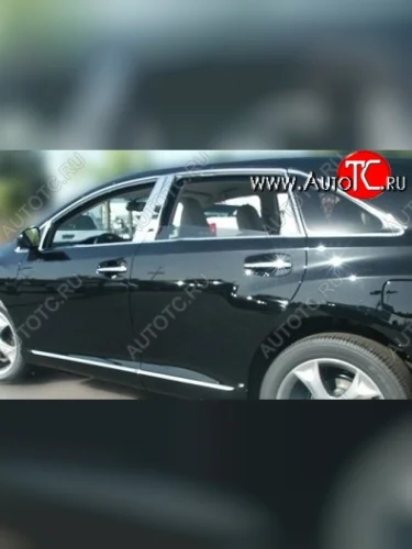 Накладки на стойки дверей СТ BMW X5 E70 дорестайлинг (2006-2010)