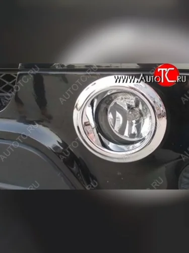 Накладки на противотуманные фары СТ BMW X5 E70 дорестайлинг (2006-2010)