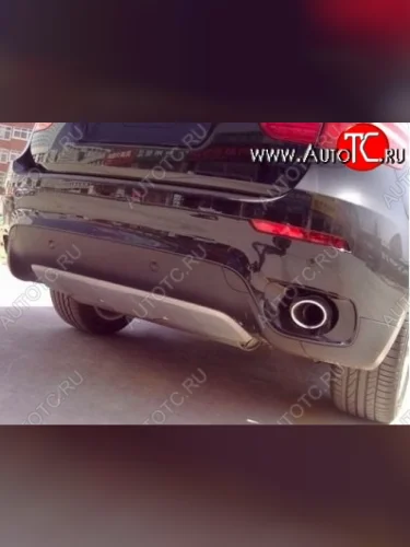 Накладка на задний бампер CT BMW X6 E71 дорестайлинг (2008-2012)