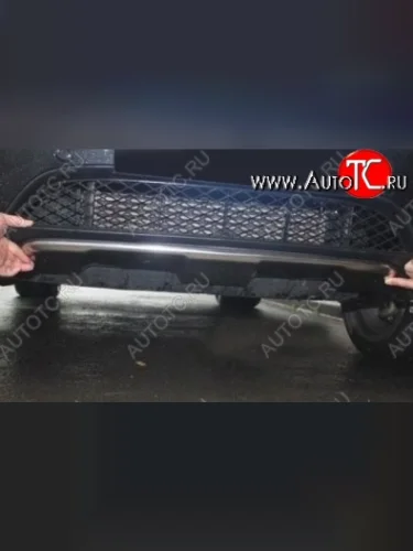 Накладка на передний бампер CT BMW X6 E71 рестайлинг (2012-2014)