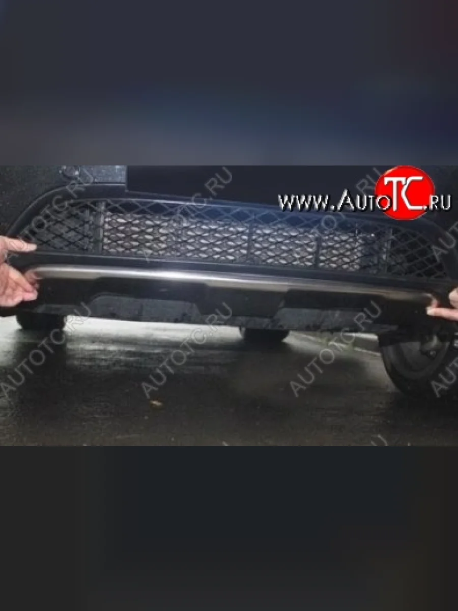 Накладка на передний бампер CT BMW X6 E71 рестайлинг (2012-2014) (Неокрашенная)  в Керчи Республика Крым