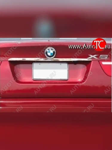 Накладка на крышку багажника СТ BMW X6 E71 рестайлинг (2012-2014)