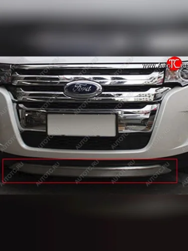 Накладка на передний бампер (рестайлинг) CT Ford Edge U387 дорестайлинг (2006-2010)