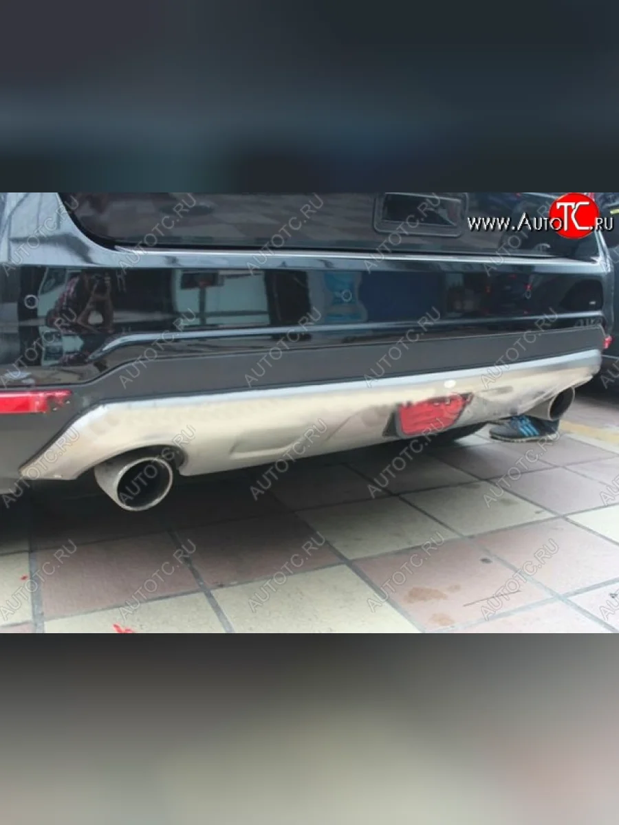 Накладка на задний бампер (рестайлинг) CT Ford Edge U387 дорестайлинг (2006-2010) (Неокрашенная)  с доставкой в г. Керчь