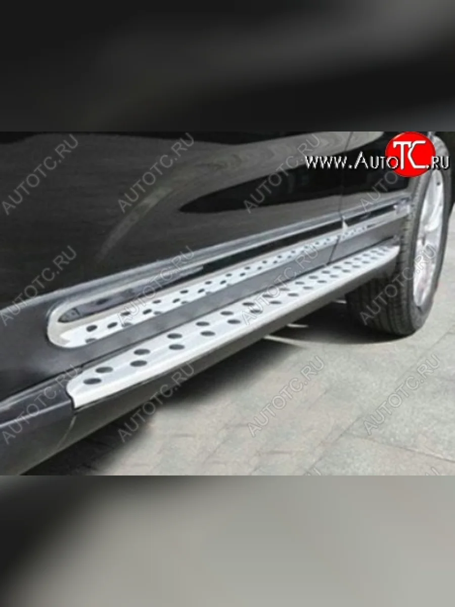 Пороги (рестайлинг) CT v2 Ford Edge U387 дорестайлинг (2006-2010)  с доставкой в г. Керчь