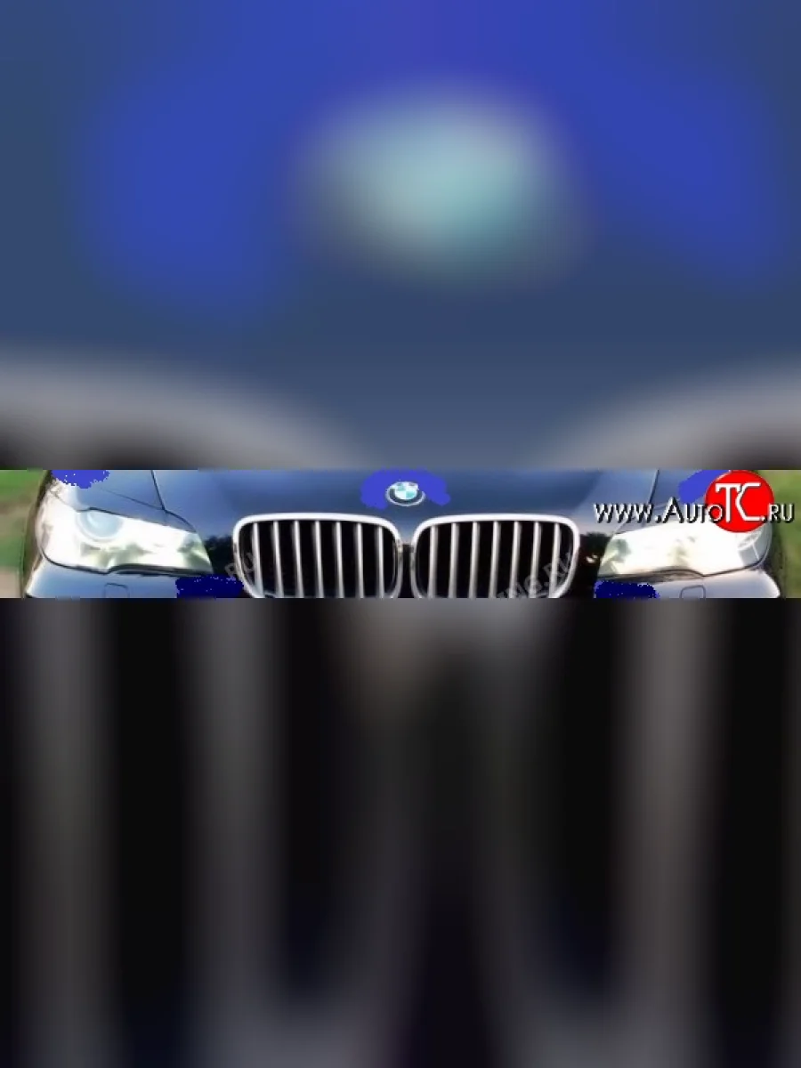 Реснички на фары Drive BMW X5 E70 дорестайлинг (2006-2010) (Неокрашенные)  в Керчи Республика Крым