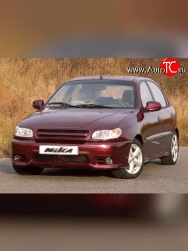 Пороги накладки Nika 2 Daewoo Lanos ( T100,  T150) (1997-2008), Daewoo Sense  Т100 (1997-2008), ЗАЗ Chance  хэтчбэк (2009-2017), ЗАЗ Sens  хэтчбэк (2007-2017)