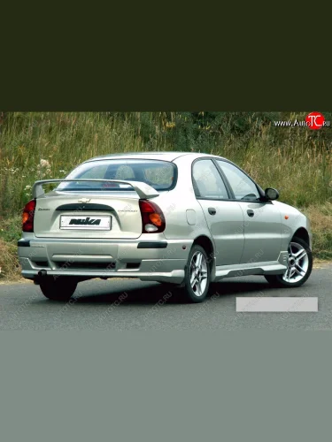 Задний бампер Nika Chevrolet Lanos ( T100,  T150,  седан) (1997-2017), Daewoo Sense  Т100 (1997-2008), ЗАЗ Chance  седан (2009-2017), ЗАЗ Sens  седан (2007-2017)