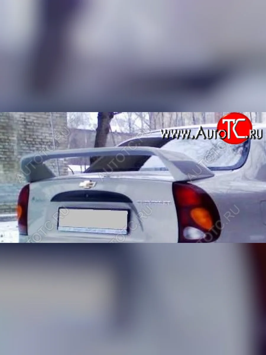 Спойлер Nika (АБС-пластик) Daewoo Lanos T150 рестайлинг, седан (2000-2009) (Неокрашенный)  в Перми Пермском крае