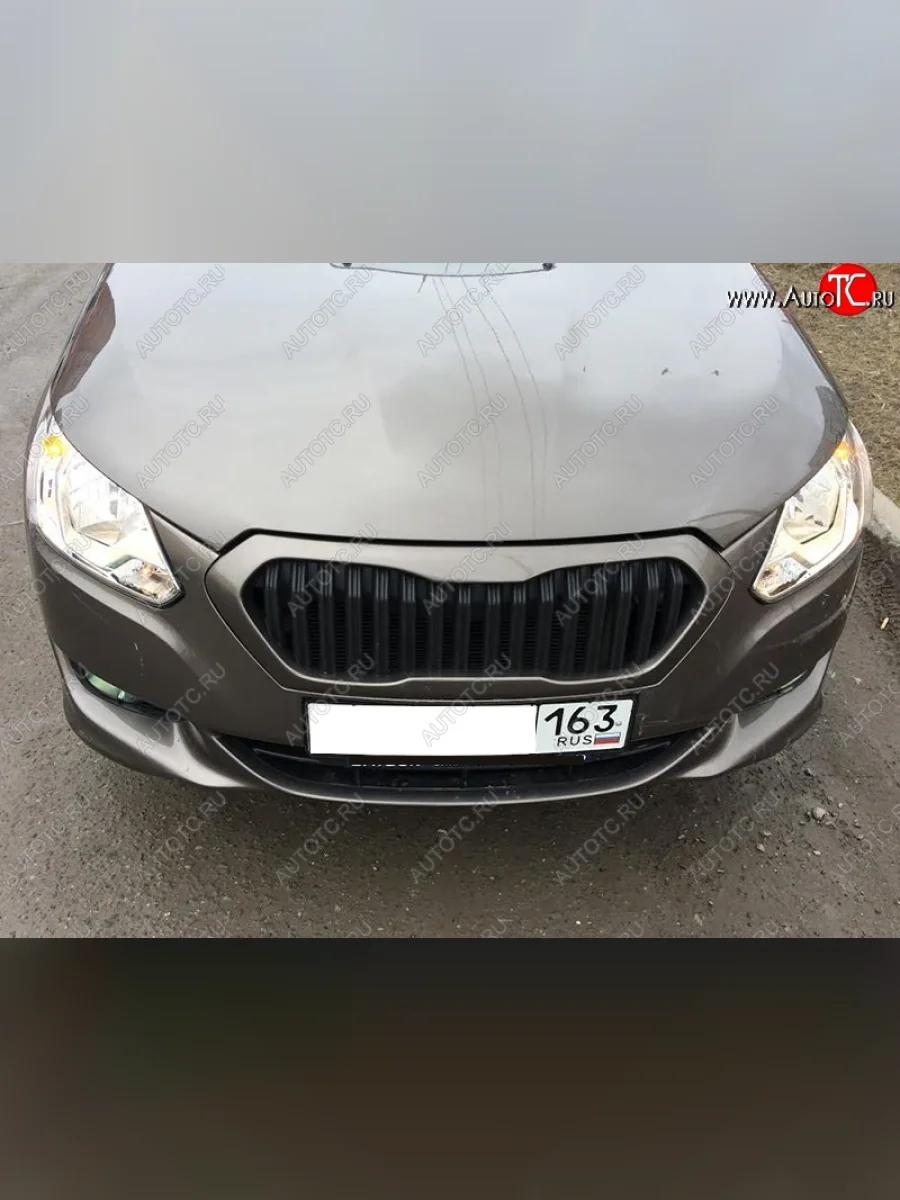 Решётка радиатора K2  Datsun on-DO (2014-2019) (Неокрашенная)  с доставкой в г. Керчь