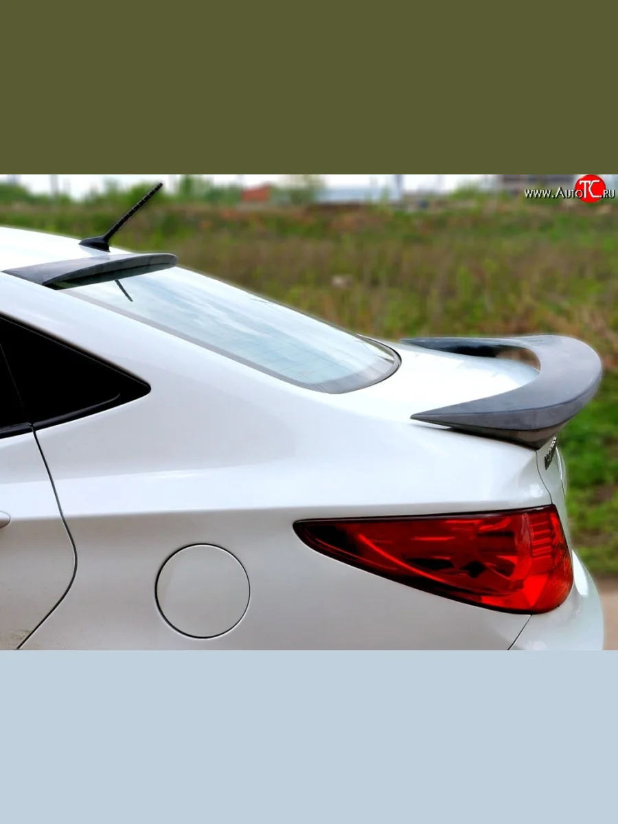 Козырёк на заднее стекло Драйв Hyundai Solaris RBr седан дорестайлинг (2010-2014) (Неокрашенный)  в Самаре Самарской области