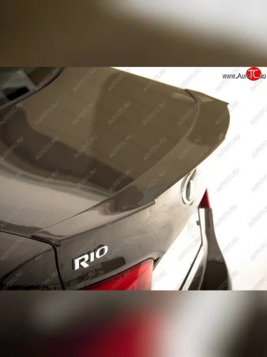 Лип спойлер BS KIA Rio  3 QB (2011-2017) дорестайлинг седан, рестайлинг седан