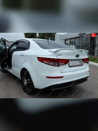 Спойлер BS KIA Rio  3 QB (2015-2017) рестайлинг седан