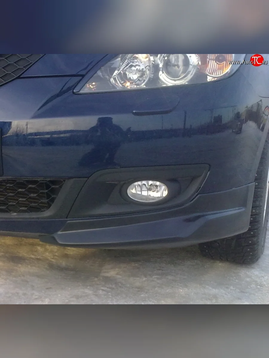 Накладки на передний бампер Turing Mazda 3/Axela BK дорестайлинг, хэтчбэк (2003-2006) (Неокрашенные)  в Перми Пермском крае