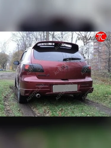 Накладка на задний бампер Sport CentreTuning Mazda 3/Axela  BK (2003-2009) дорестайлинг, хэтчбэк, рестайлинг, хэтчбэк