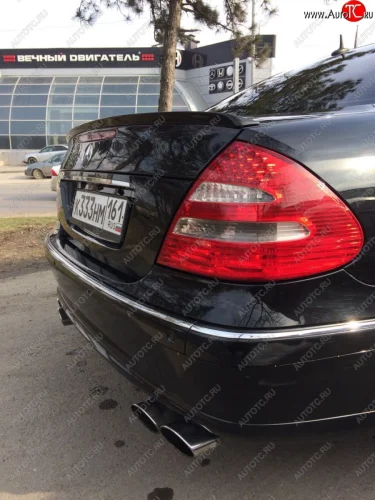 Лип спойлер АВТОКРАТ Mercedes-Benz E-Class  W211 (2002-2009) дорестайлинг седан, рестайлинг седан