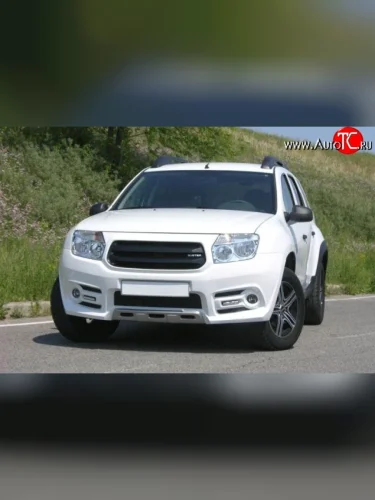 Передний бампер Sport Renault Duster  HS (2010-2015) дорестайлинг