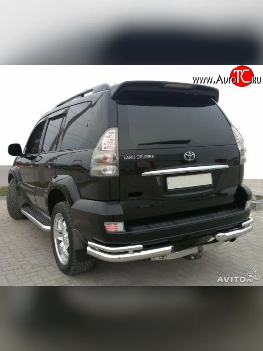 Спойлер Style  Toyota Land Cruiser Prado (2002-2009) J120 (Неокрашенный)  в Воронеже Воронежской области