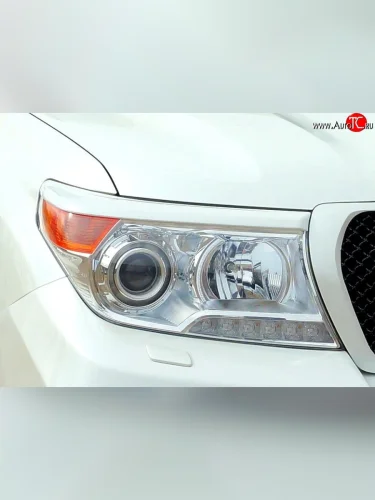 Реснички на фары Style Toyota Land Cruiser 200 дорестайлинг (2007-2012)