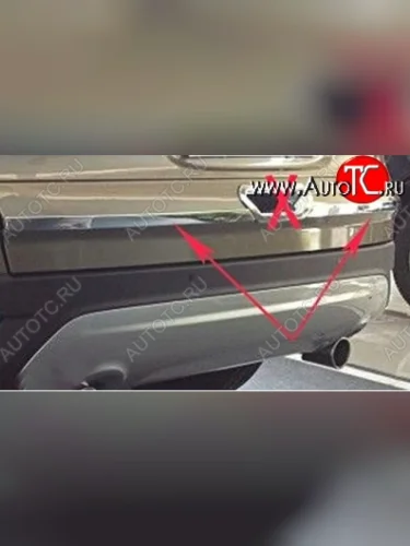 Нижняя накладка на крышку багажника СТ Ford Kuga 2 дорестайлинг (2013-2016)