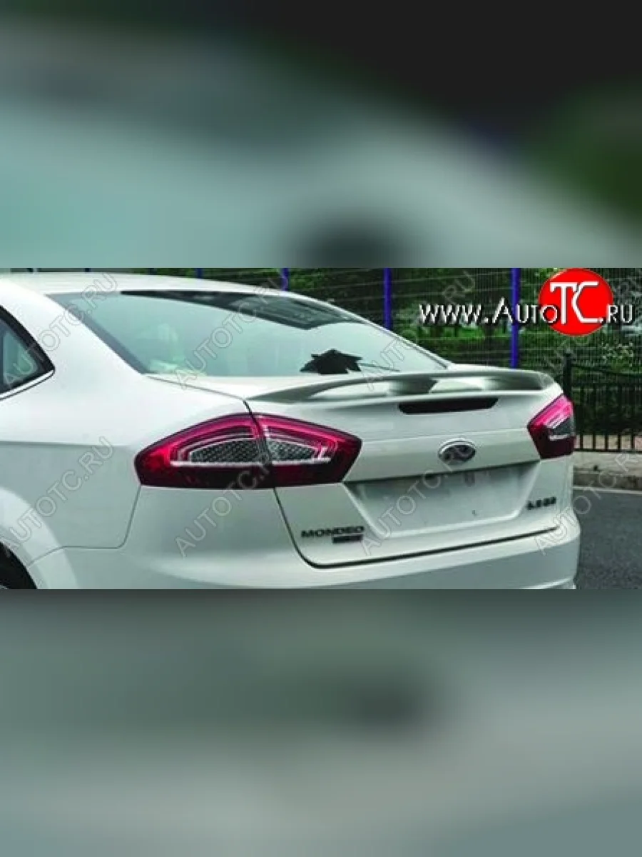 Спойлер CT Ford Mondeo Mk4,BD дорестайлинг, седан (2007-2010) (Неокрашенный)  в Воронеже Воронежской области